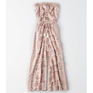 American eagle tassel tube jumpsuit